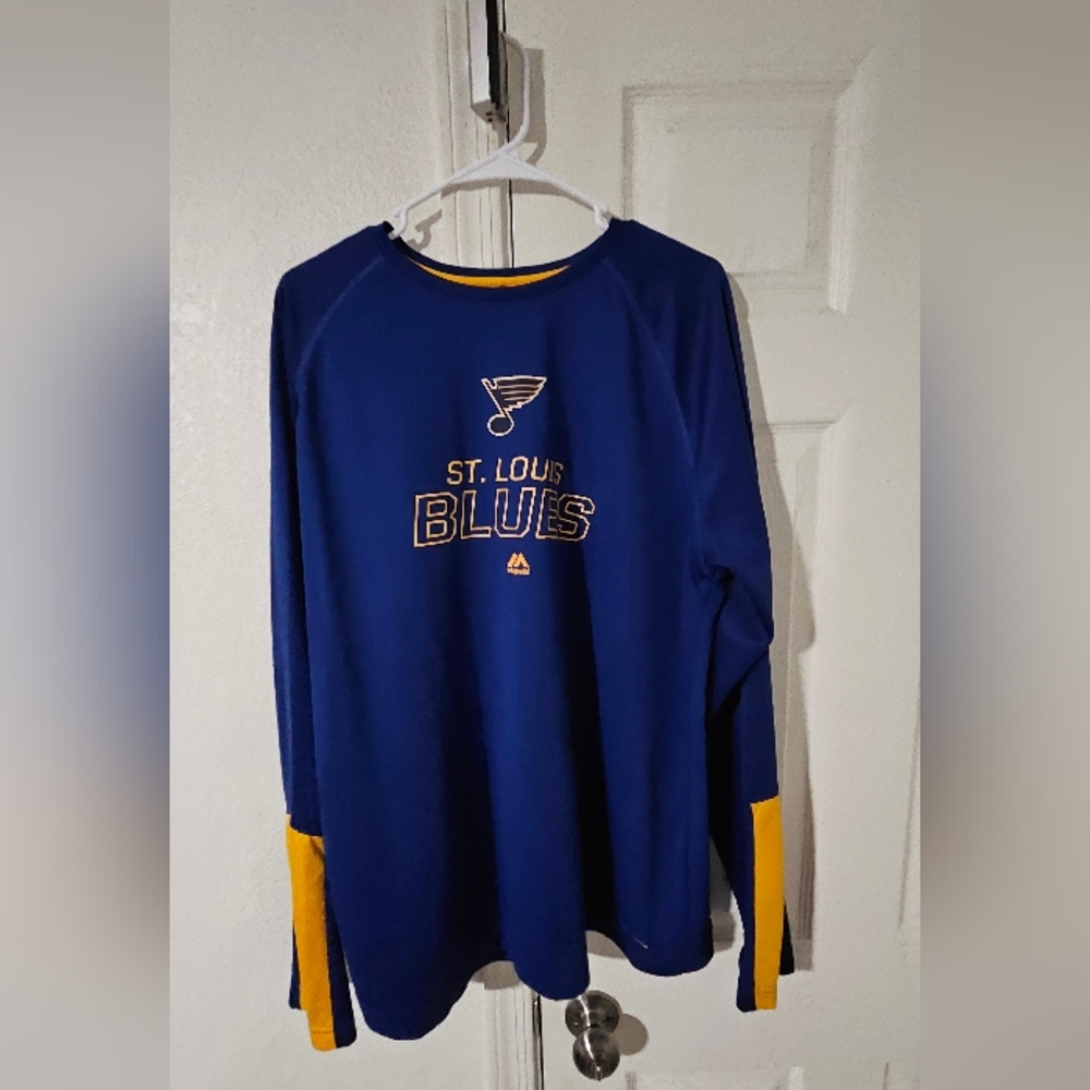 Mens, St. Louis Blues Long Sleeve Shirt